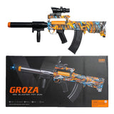 Rifle De Hidrogel Groza  Tipo Gotcha Con Mira Real